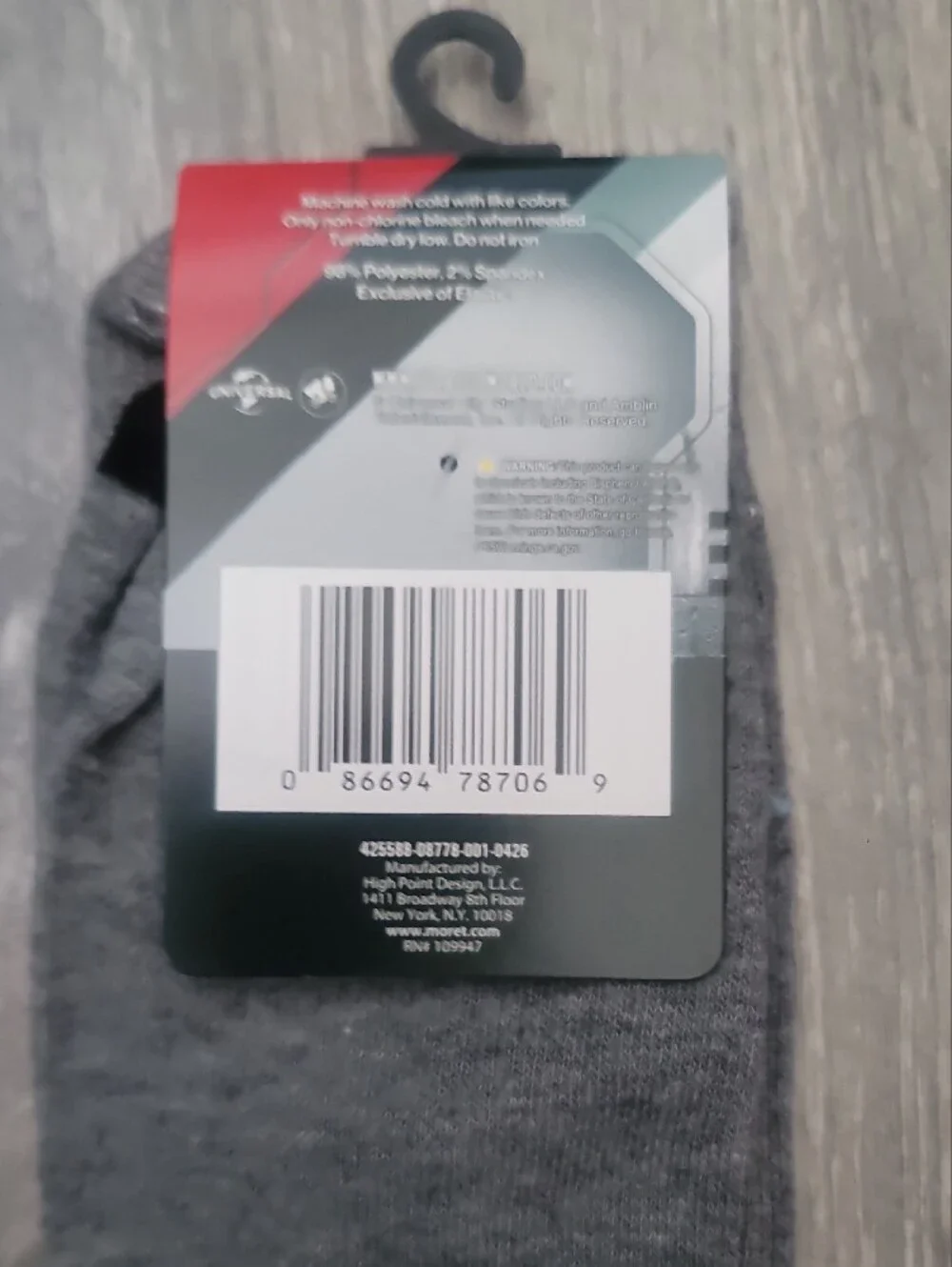 Jurassic Park x Jurassic World Rebirth Grey T-Rex Logo Casual Crew Socks